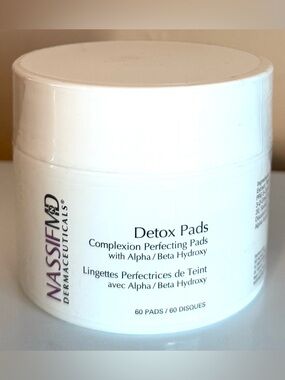 NASSIFMD DERMACEUTICALS DETOX PADS (60 COUNT) COMPLEXION PERFECTING PADS SEALED
